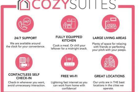 Cozysuites Studio Apartment In Urban Indy Indianapolis Bagian luar foto